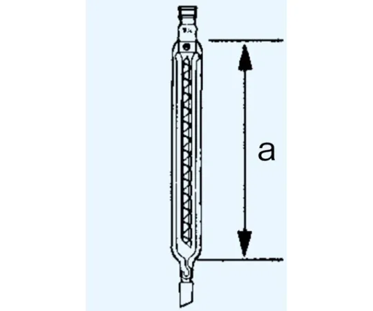 65-8664-45　Widmer Type (Fractionation Pipe) Top 15 Bottom 15 a Length 100 mm　4121-100