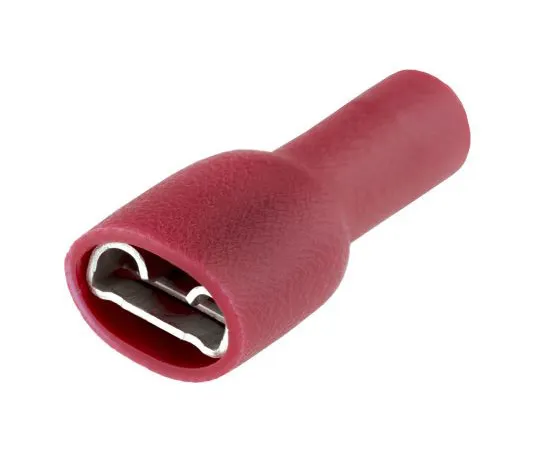 63-4896-47　RS PRO Red Insulated Crimp Receptacle, 6.35 x 0.8mm, 0.5mm² to 1.5mm², 22AWG to 16AWG, Tin Plated　624-1184