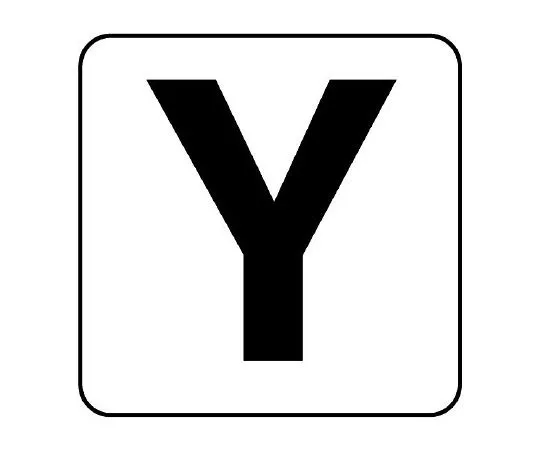62-6108-71　Alphabet Sticker Z Large 5 Pieces　845-82Y