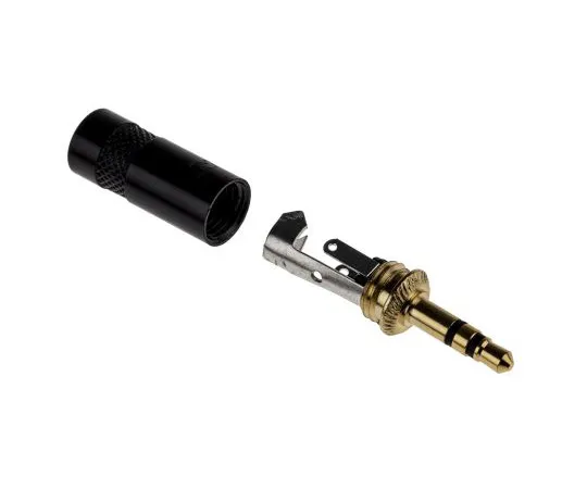 63-4783-20　RS PRO 3.5 mm Cable Mount Stereo Jack Jack Plug, 3 Pole　395-1131