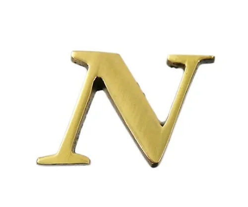 61-7430-64　Brass Gold Characters Large Characters N　QL20-N