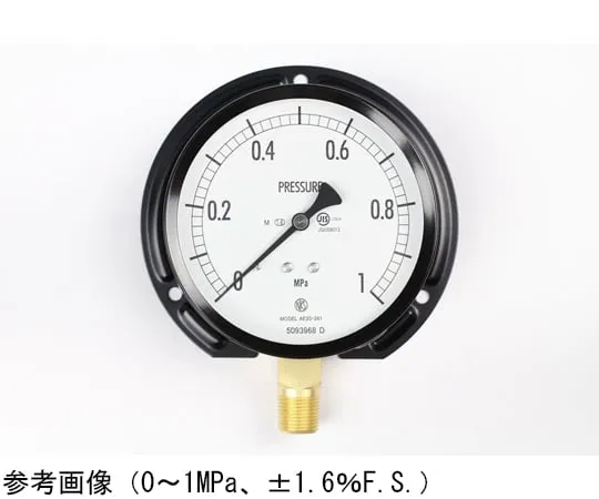 65-4289-26　Normal Pressure Gauge (Φ100) Vertical B Frame for Steam 0.4 MPa　AE20-281