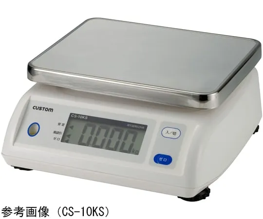 64-8893-24　Digital Shower Roof Scale (with Stainless Steel Dish) 1000g　CS-1000SS