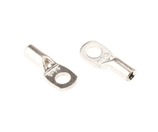 63-4759-91　TE Connectivity XCT Series Uninsulated Tubular Ring Terminal, M5 Stud Size to 4mm² Wire Size　710978-1