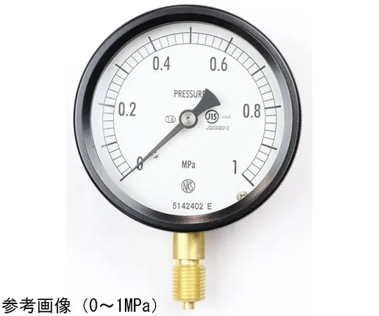 65-4293-93　Sealed Pressure Gauge (75Φ) Vertical A Frame 0.16 MPa　BC10-121