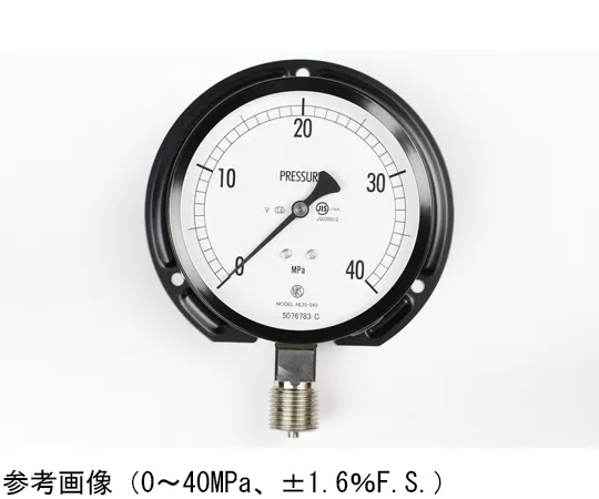 65-4289-01　Normal Pressure Gauge (Φ100) Vertical B Frame for Vibration Resistance 40 MPa　AE20-243