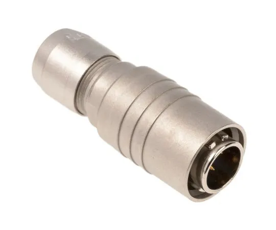 63-4887-74　Hirose HR10 Series, Cable Mount Miniature Connector Plug, 4 Way, 2A　HR10-7P-4P(73)