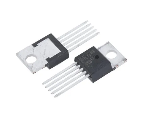 63-4933-32　Microchip TC622VAT, Temperature Sensor -40 → +125 °C ±5°C Analogue, 5-Pin TO-220　TC622VAT
