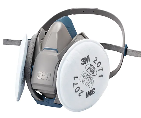 3-1764-02　3M(TM) Replacement Type Dustproof & Gas Mask (Shield Face Type),  L Size　6500QL/2071-RL2L