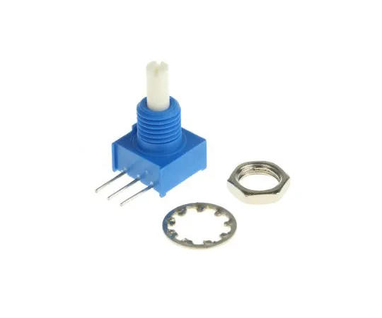 63-4851-04　Bourns 3310C Series Conductive Plastic Potentiometer with a 3.17 mm Dia. Shaft, 100kΩ, ±20%, 0.25W, ±1000ppm/°C　3310C-001-104L