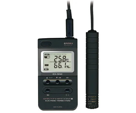 2-2740-21　［Discontinued］High-Performance Digital Thermo-Hygrometer Weather.Com II　EX-502