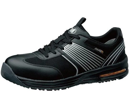 67-6618-41　JSAA Class A Certified Sneakers with Toe Box Air HG ISA-801 Electrostatic Black 22.0 cm　ISA-801S-BK-22.0