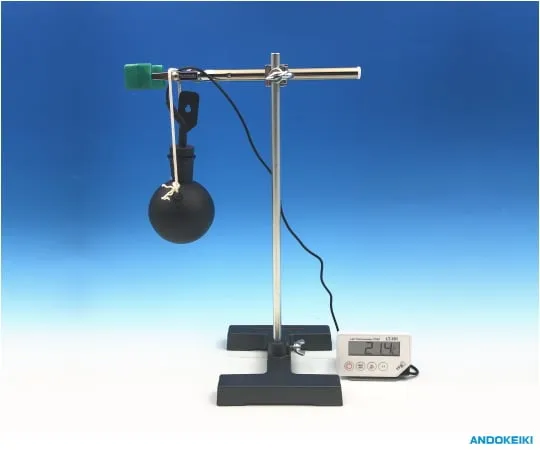 64-5229-97　Black bulb thermometer set Φ 75 mm high-precision digital thermometer　CK75-SETⅡ-D