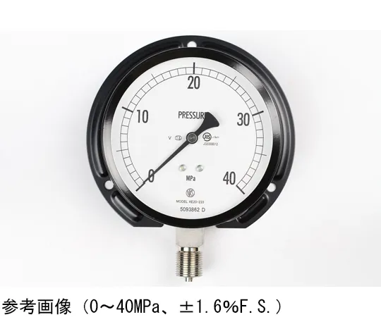 65-4288-11　Normal Pressure Gauge (Φ100) Vertical B Frame for Vibration Resistance 40 MPa　AE20-233