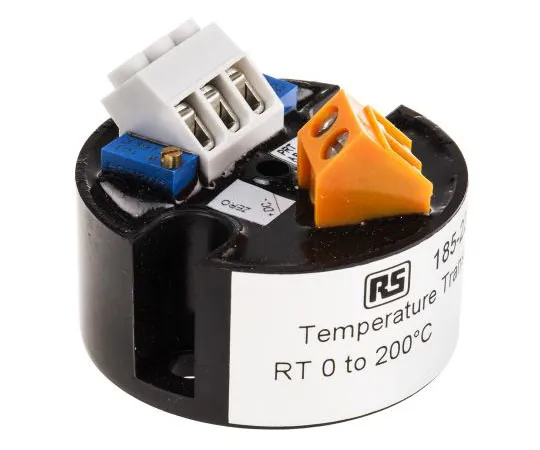 63-4718-02　PT100 Temperature Transmitter, 12 → 36 V dc, 0 → +200 °C　185-2290