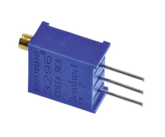 63-4705-36　10kΩ Through Hole Trimmer Potentiometer 0.5W Top Adjust Bourns 3296 Series　3296W-1-103LF