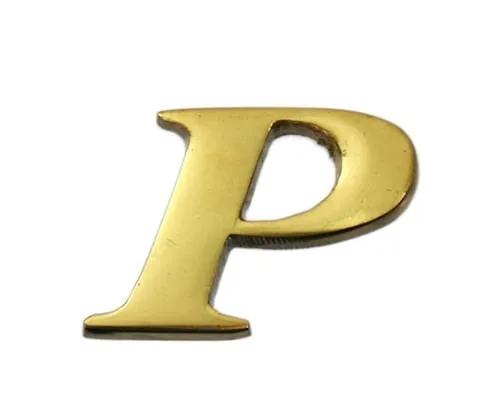 61-7430-66　Brass Gold Characters Large Characters P　QL20-P