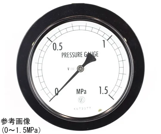 65-4280-92　Normal Pressure Gauge (Φ100) Embedded D Frame (Mounting Bracket) for Vibration Resistance 35 MPa　AE15-141