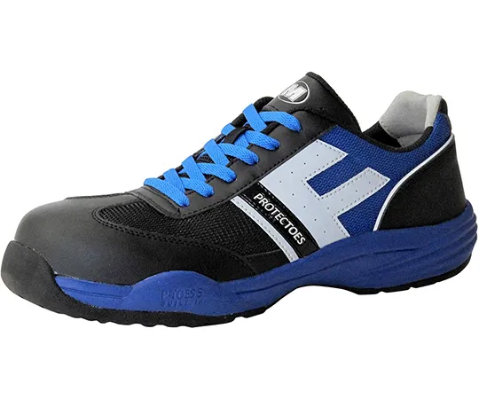 64-8058-91　JSAA Class A Certified, Sneakers with Toe Box Protectoes5 Blue 22.0 cm PF-110-BL-22.0 21250360　PF-110-BL-22.021250360