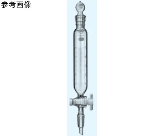 65-8680-39　Funnel Separatory, Graduated (PTFE Cock) TS Top 15 TS Bottom 15 100 mL　165-15100