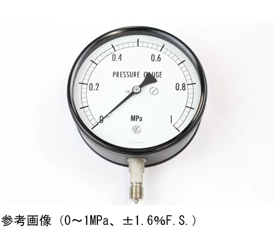 65-4305-42　Sealed Pressure Gauge (150Φ) Vertical A Frame 0.6 MPa　BG10-133