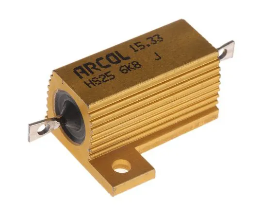 63-4746-49　Arcol HS25 Series Aluminium Ho***d Axial Wire Wound Panel Mount Resistor, 6.8kΩ ±5% 25W　HS25 6K8 J
