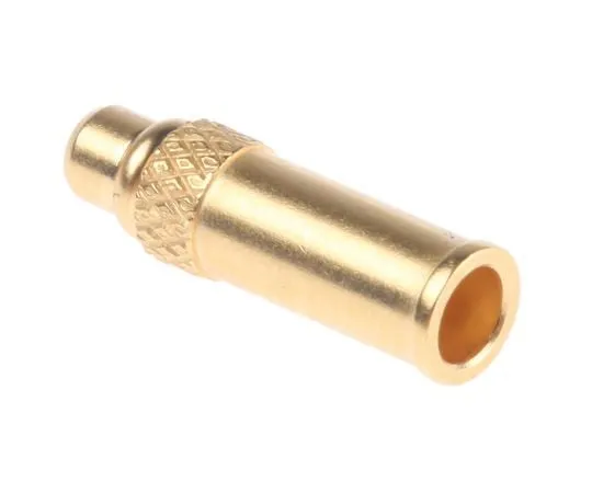 63-4890-88　Huber & Suhner 50Ω Straight Cable Mount MMCX Connector, Plug, Crimp Termination, 0 → 6GHz, RG178 B/U, RG196 A/U　11_MMCX-50-1-1/111_OE