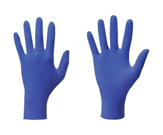 67-6859-66　No. 889 Nitrile Gloves 200 ct L Size Purple 1 Box Nitrile Rubber Disposable Gloves No Powder　NO889-L