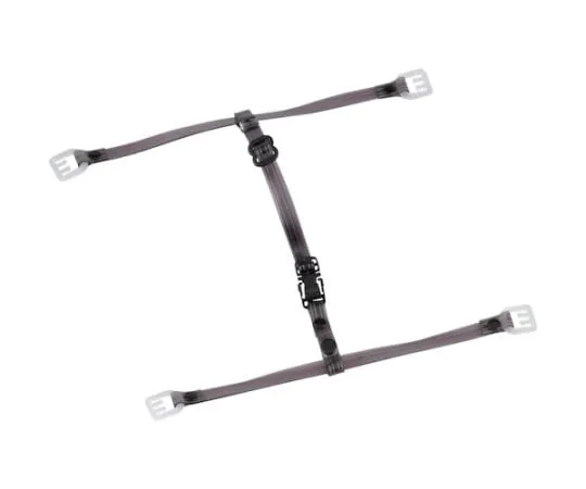 67-6865-57　Chinstrap for Helmet, Made of Transparent Vinyl, Smoke　TE-4-S