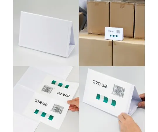 62-6145-34　Retractable Pallet Triangle Display (A4 Pocket)　850-80