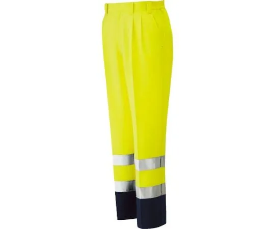 67-3133-43　Autumn/Winter Work Wear High Visibility/Antistatic JIS Standard Compliant Product Easy Flex Pants VE324 Bottom Yellow S　VE324-SITA-S