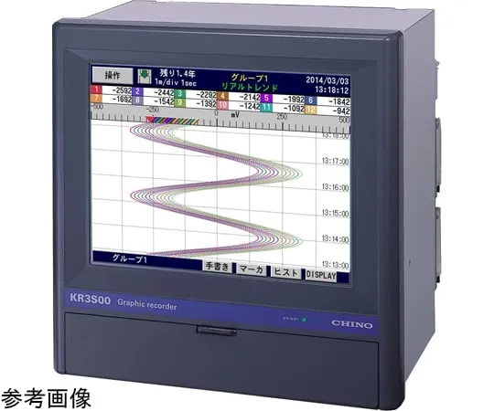 67-2982-32　Graphic Recorder 12 Points H288 X W288 X D205Mm　KR3S21-G0A-NNN