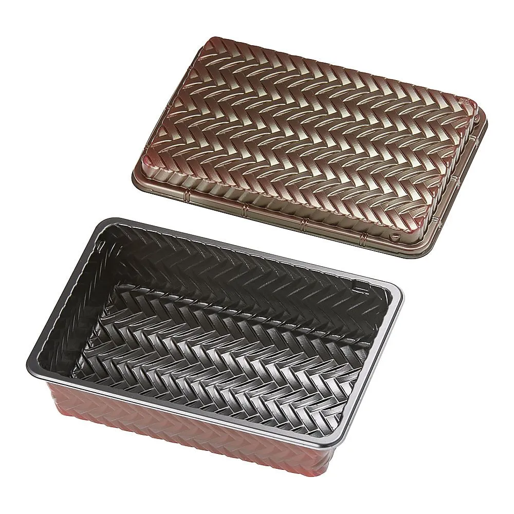 63-5722-49　Ajiro-bento with lid, small 50 sets included　XAZ5002