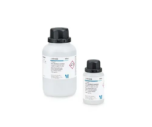 61-0321-34　Lithium Standard Solution Traceable for SRM Of NIST, (Lino3 in HNO3 0.5 Mol/L), 1000mg/L Li Certipur(R) 170223 100mL　1.70223.0100
