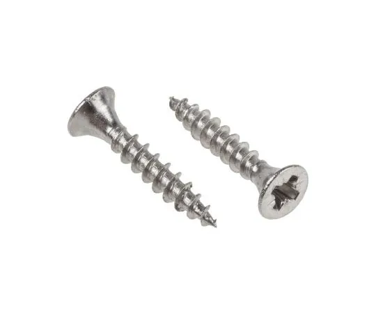 63-4690-83　Pozidriv Countersunk Stainless Steel Wood Screw, A2 304, 3.5mm Thread, 20mm Length　144-3507