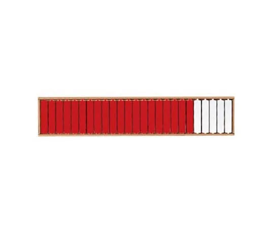 62-0040-72　Rotary Name Tag Plate (For 25 Persons)/Iron/117 x 585 mm　393-53
