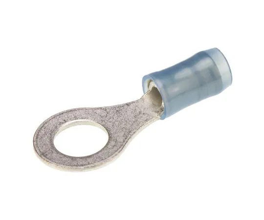 63-4799-64　TE Connectivity PIDG Series Insulated Crimp Ring Terminal, M6 Stud Size, 1mm² to 2.6mm² Wire Size, Blue　320563