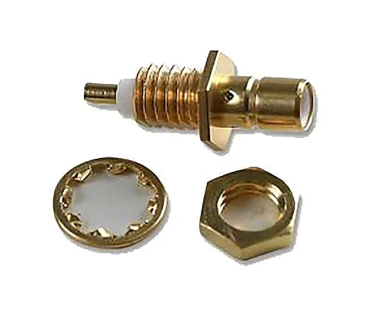 63-4755-47　Radiall Panel Mount SMB Connector, 50Ω Impedance, Solder Termination　R114554000W