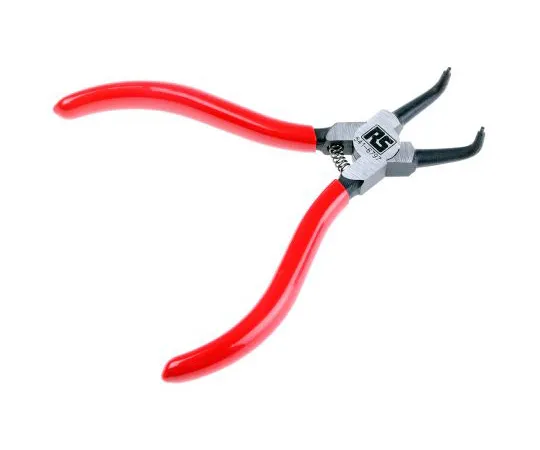 63-4867-76　RS Pro 125 mm Chrome Molybdenum Steel Circlip Pliers With Bent Tip, Range 8 → 25 mm　541-6797