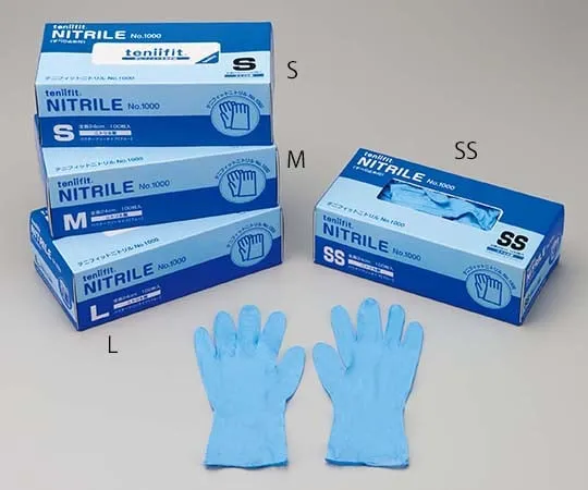62-9846-02　Teniifit NITRILE Gloves SS 100 Sheets Pack