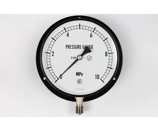 65-4291-13-20　Normal Pressure Gauge (Φ150) Vertical B Frame for Vibration Resistance with 10 MPa with Inspection Certificate　AG10-233
