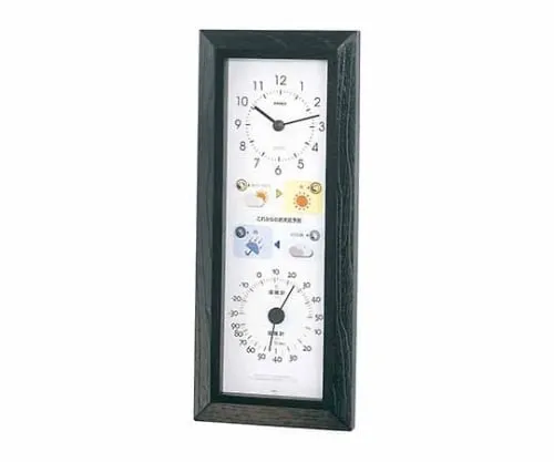 61-6864-06　Thermo-Hygrometer (With Weather Prediction Chart) 292 x 122 x 40mm 530G　BW-5038