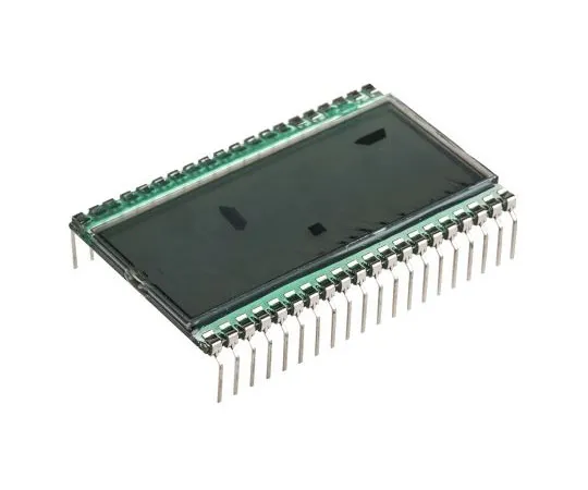 63-4717-84　RS PRO 7-Segment LCD Display, Black on Grey, 1 Row by 4 Characters, Reflective　184-7715