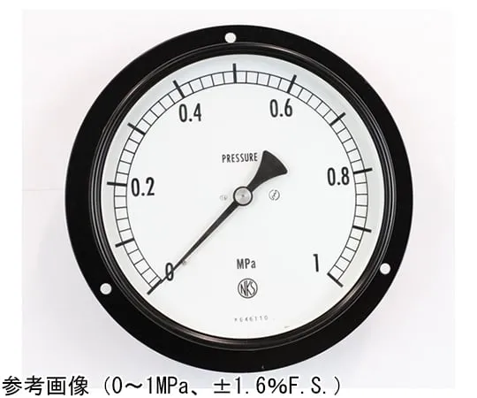 65-4291-74　Normal Pressure Gauge (Φ150) Recessed D Frame (Mounting Hole) -0.1~0.1 MPa　AG15-241