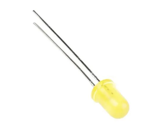 63-4744-44　2.5 V Yellow LED 5mm Through Hole, Kingbright L-53SYD　L-53SYD