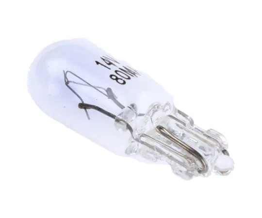 63-4919-03　Wedge Indicator Light, Clear, 14 V, 80 mA, 15000h　655-9637