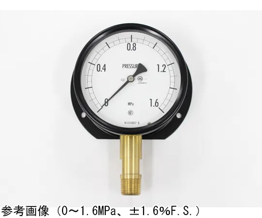 65-4302-32　Sealed Pressure Gauge (100Φ) Vertical B Frame 1.6 MPa　BE10-291