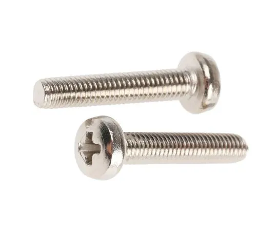 63-4816-52　RS, M3 Pan Head, 16mm Brass Cross Nickel Plated0.5　483-0114