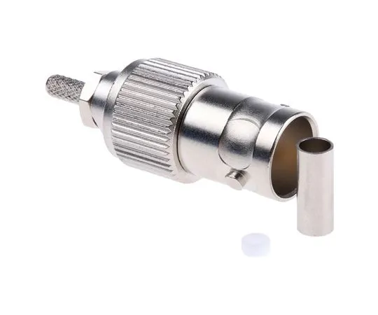 63-4754-53　Telegartner Straight 75Ω Cable Mount BNC Connector, jack, Nickel, Crimp Termination, RG179 B/U　J01003B0021