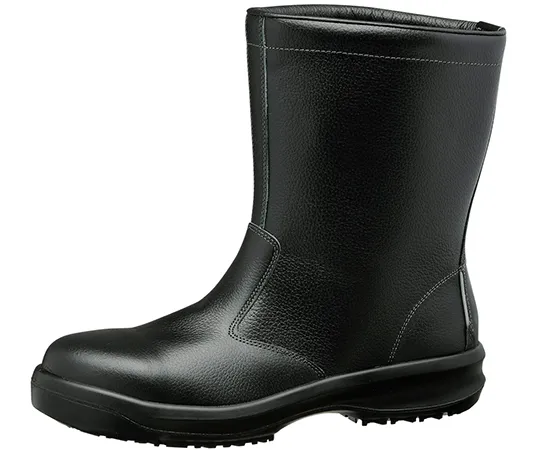64-8053-72　JIS Standard, Antistatic Anti-slip Sole High Grip Safety/Half Boots, Antistatic Black 23.5 cm HGS540-SEIDEN-23.5　HGS540-SEIDEN-23.5